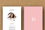 Quinceañera Invitation Template - A5, an Invitation Template by Priiiiiiiiiiiiiint ! (Thumbnail 1 of 3)