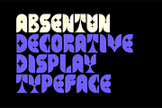 ABSENTUN – FREE Decorative Display, a Symbol Font by Daniel Shubin (Thumbnail 1 of 6)