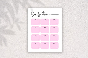 Yearly Planner Template