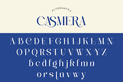 Casmera - Elegant Ligature Serif, a Serif Font by Font Liner (Thumbnail 12 of 14)