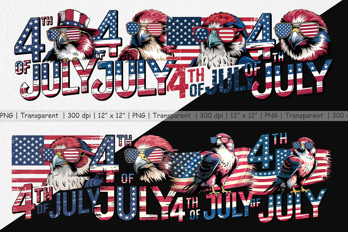 4th of July Eagle, a Graphic by Artnoy (Photo 2 of 5)