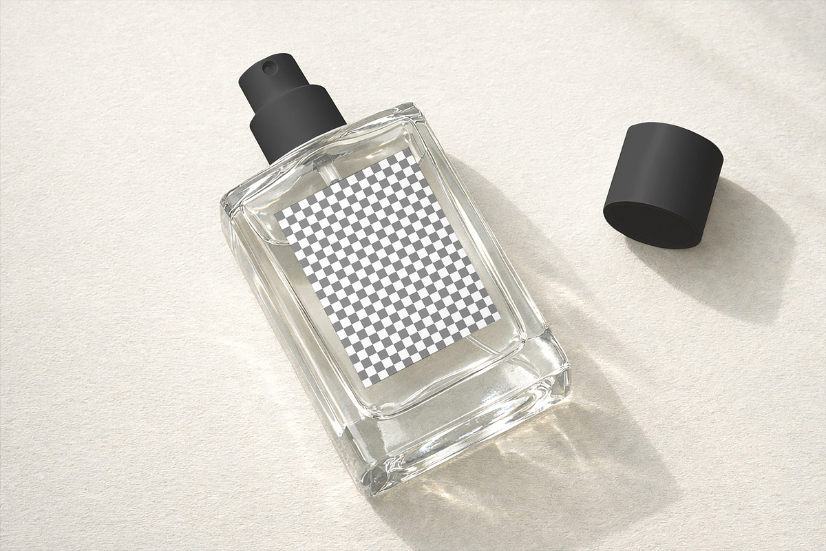 Perfume Bottle Mockup, a Packaging Mockup by Designer Dude (Photo 2 of 2)