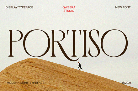 Portiso - Modern Luxury Serif, a Serif Font by Qweera Studio