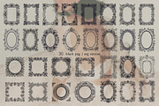 Pressed Lace Frames, an Object Graphic by lerinartstudio (Thumbnail 9 of 13)