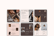 Instagram Salon Template CANVA, a Social Media Template by Kseniia_Design (Thumbnail 7 of 10)