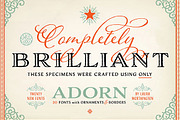 Adorn Collection, a Sans Serif Font by Laura Worthington (Thumbnail 1 of 62)