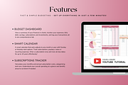 Standard Monthly Budget - Red, a Templates & Theme by The Creative Plans co (Thumbnail 4 of 11)