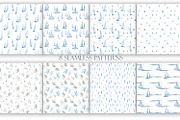 Sailboats seamless pattern, a Pattern Graphic by Love Watercolor Store (Thumbnail 5 of 6)