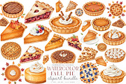 Fall Pumpkin Pie Sublimation Bundle, an Illustration by SinaCreation (Thumbnail 1 of 7)