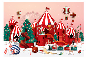 winter wonderland vector