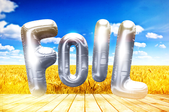 3D Foil Balloon Lettering Pack preview 5