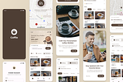 Coffie - Coffee Shop App UI Kit, an UI Kit Template by Nait Creative (Thumbnail 3 of 7)