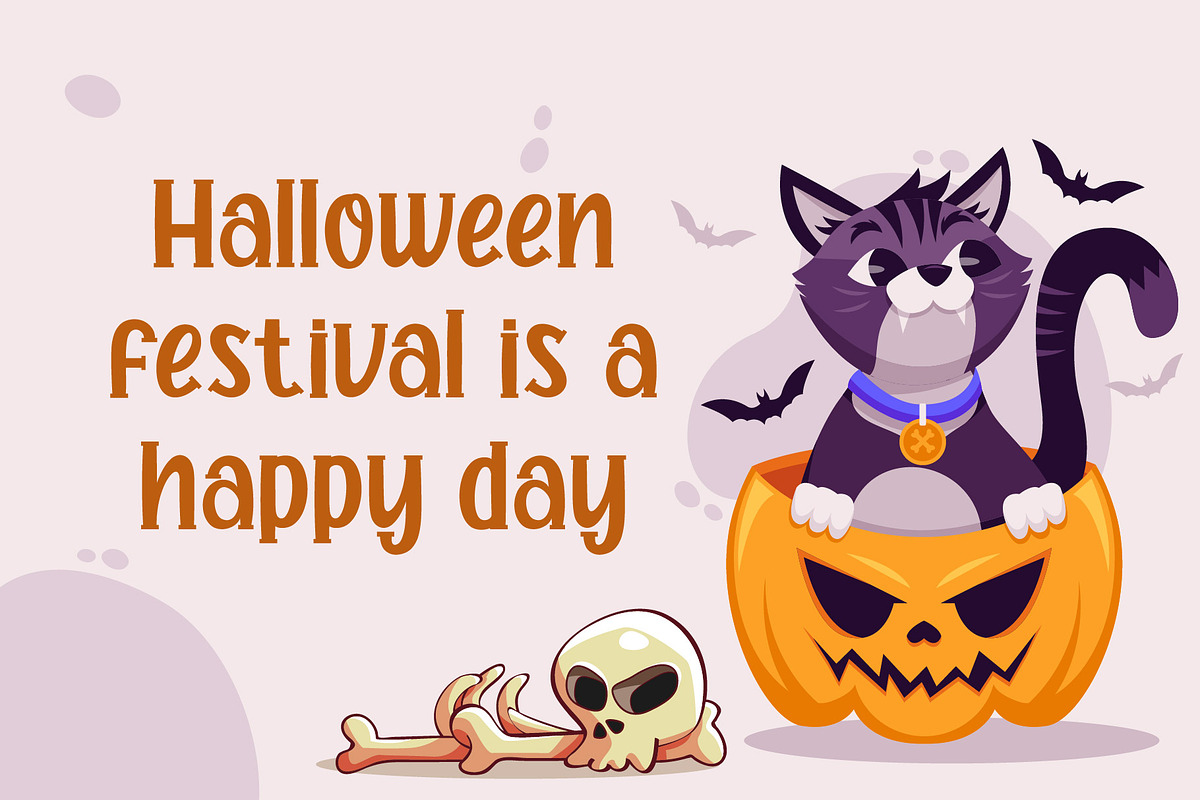 Halloween Day's Display Font, a Handwritten Font by Graphicxell (Photo 3 of 5)