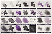 Brush Pack - Ink and Watercolor - PS, a Brush Add-On by ZiziMarket (Thumbnail 6 of 8)