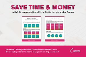 Brand Style Guide Template For Canva