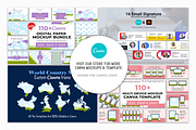 10 Clean Canva Resume Templates, a Print Template by Waliullah Solutions (Thumbnail 5 of 5)