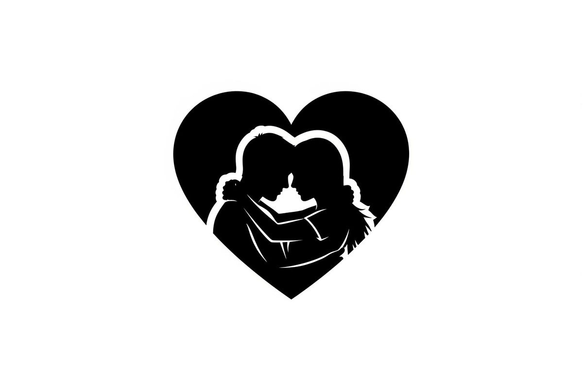 Couple Love Heart Silhouette Bundle, an Illustration by Amazin_art (Photo 50 of 51)