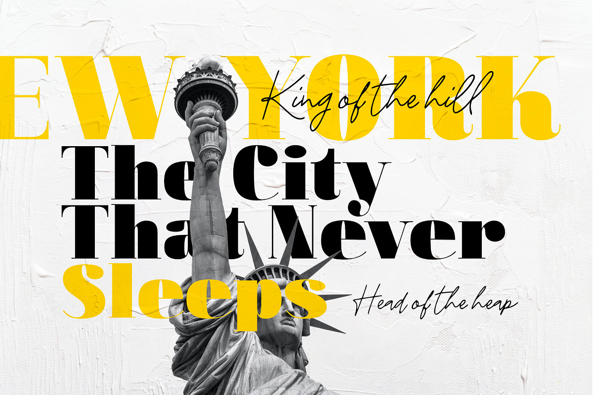 Walking Broadway - Bold Type, a Serif Font by ikiiko (Photo 4 of 7)