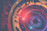 Abstract technology backgrounds, a Pattern Graphic by majcot (Thumbnail 4 of 6)