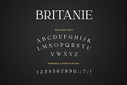 BRITANIE Vectorian Serif Font, a Serif Font by UICreative (Thumbnail 5 of 5)
