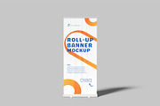Rollup Banner Mockup, a Print Template by graphictime (Thumbnail 3 of 12)