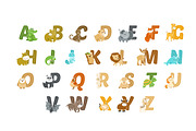 Animal Alphabet Vector Set, an Icon by Teneresa (Thumbnail 3 of 3)