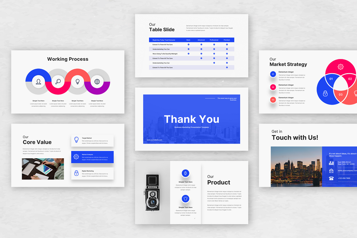 Business Marketing PowerPoint, a Presentation Template by Biwarastudio (Photo 5 of 5)
