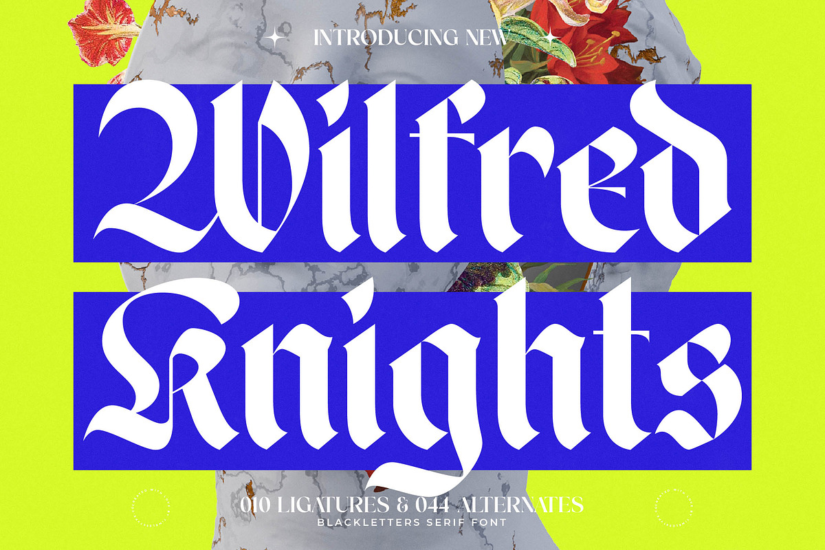 Wilfred Knights Modern Blackletter, a Blackletter Font by timelesstype.co (Photo 1 of 20)