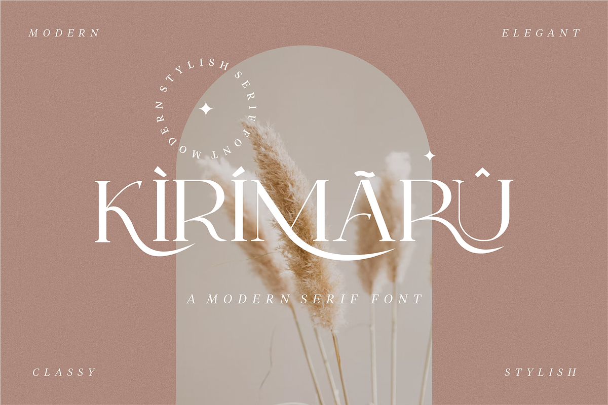 Kirimaru - Serif Lovely ELegant Font, a Serif Font by Typegoals Studio (Photo 1 of 9)