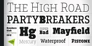 Breakers Slab, a Slab Serif Font by Kostic Type Foundry (Thumbnail 2 of 10)