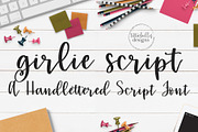 girlie script, a Script Font by lillie belles designs (Thumbnail 1 of 5)