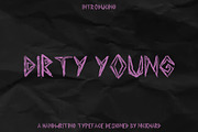 Dirty Young Hand Draw Font, a Handwritten Font by Nickhard (Thumbnail 1 of 6)