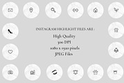 150 Instagram Highlight Covers, a Social Media Template by Studio Eburnean (Thumbnail 2 of 4)