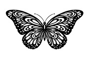 Butterfly Floral Vintage Frame Bundl, an Illustration by Creativeshirt (Thumbnail 28 of 51)