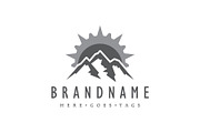 Mountain Sun Custom Logo, a Branding & Logo Template by ARTE MIGUEL (Thumbnail 3 of 3)
