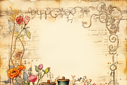 Vintage Sewing Thread and Needle, a Background Graphic by Printable Treasure (Thumbnail 6 of 6)