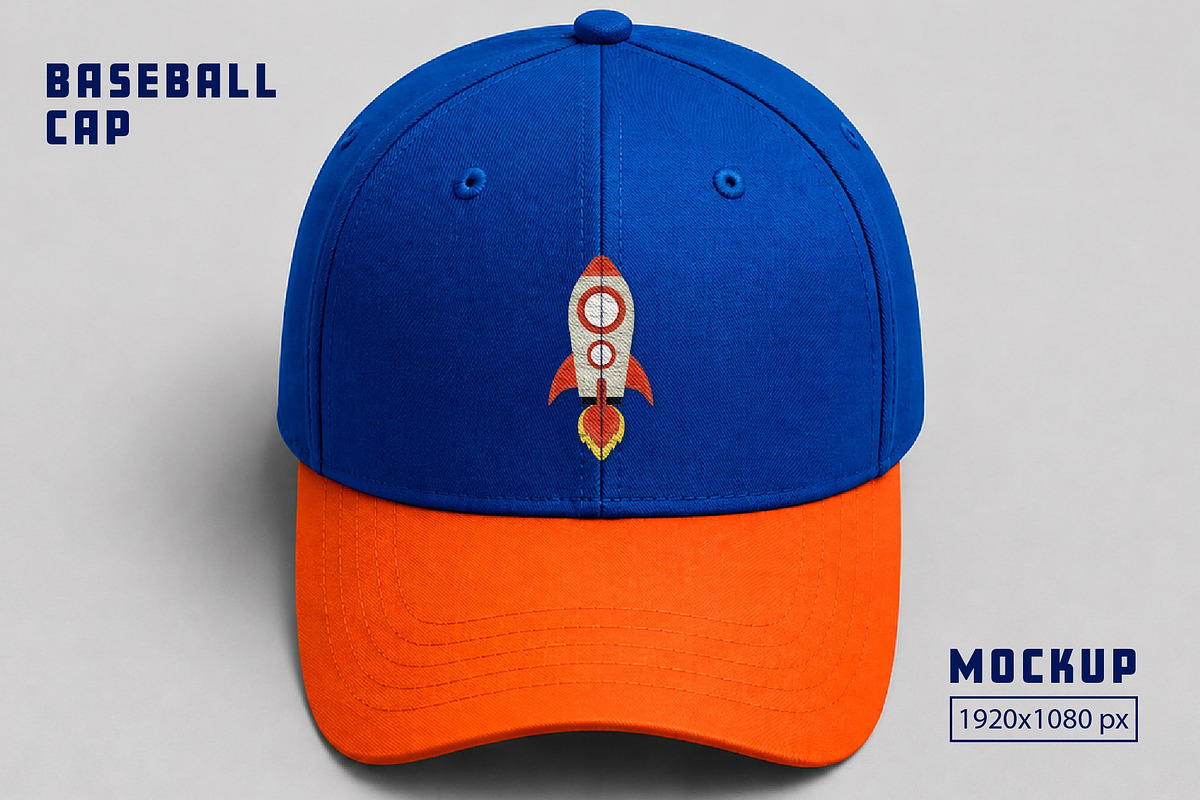 Baseball Cap Mockup, a Hat Mockup by studiogstock (Photo 1 of 2)