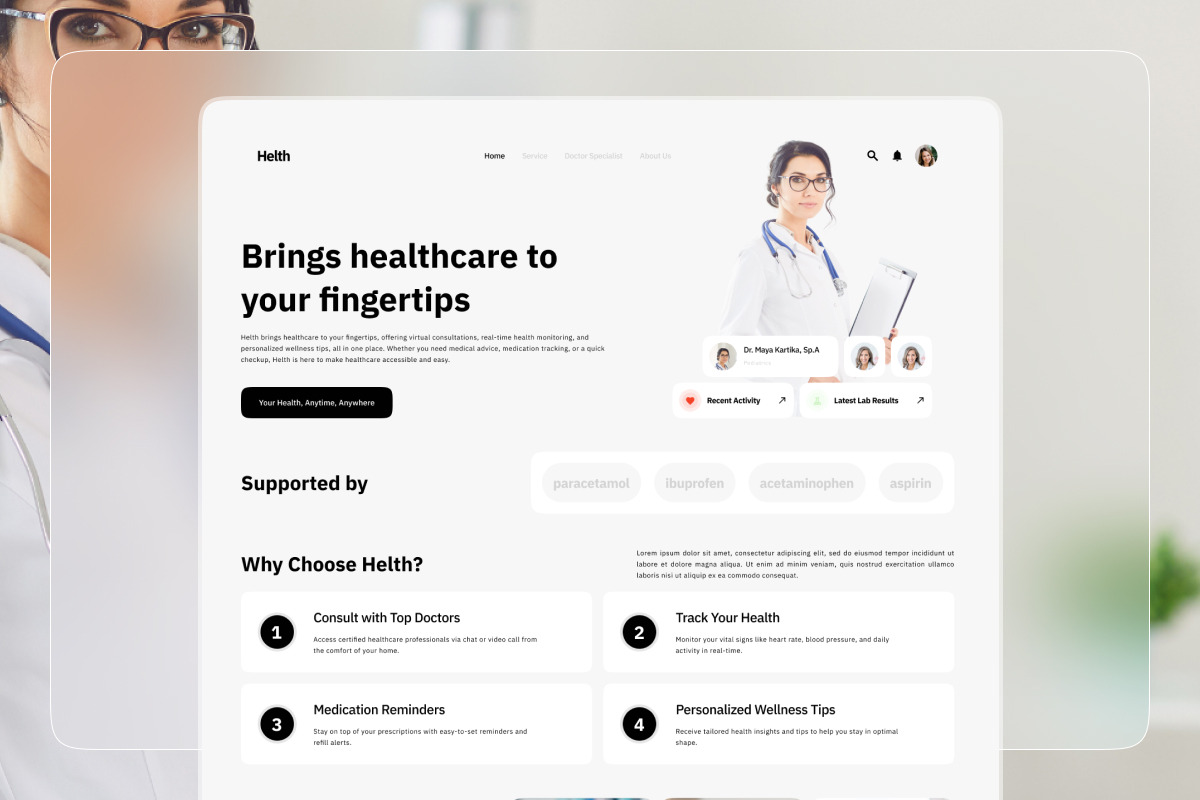Helth - Healthcare Landing Page, a Landing Page Template by twinstd (Photo 5 of 5)