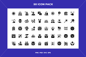 Happiness icons, an Outline Icon by Wencory