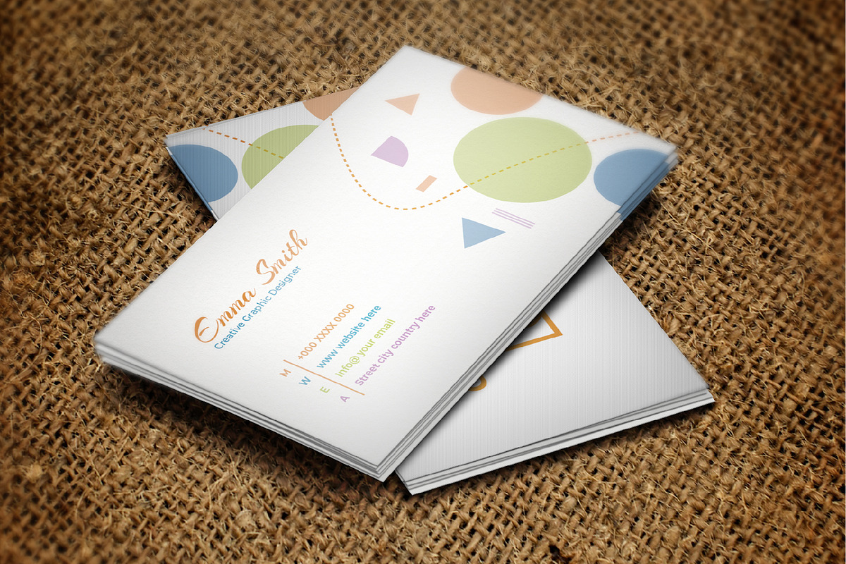 Business Card For Graphics Designers, a Business Card Template by M9 Design (Photo 2 of 3)