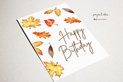Watercolor Fall forest, squirrel 008, an Illustration by Drawberx (Thumbnail 5 of 8)