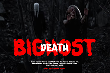 Death Bighost - Horror Font