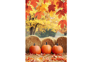 Autumn Fall Harvest Festivals scene, a Nature Photo by Lermont51