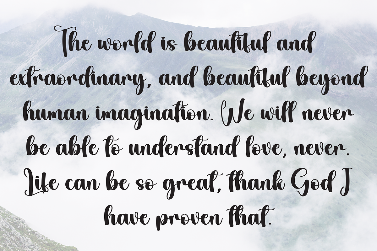 Birthday | Script Font, a Handwritten Font by Scratchones (Photo 6 of 9)