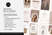Coach Pinterest Pin Templates Canva, a Social Media Template by DigiPax (Thumbnail 2 of 11)