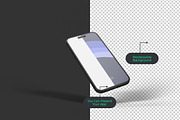 Animated iPhone 14 Pro Mockup Set, an iPhone Mockup by Modern Studio (Thumbnail 2 of 9)