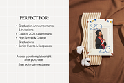 Graduation Announcement Template, a Card Template by Anna Design Studio (Thumbnail 6 of 7)