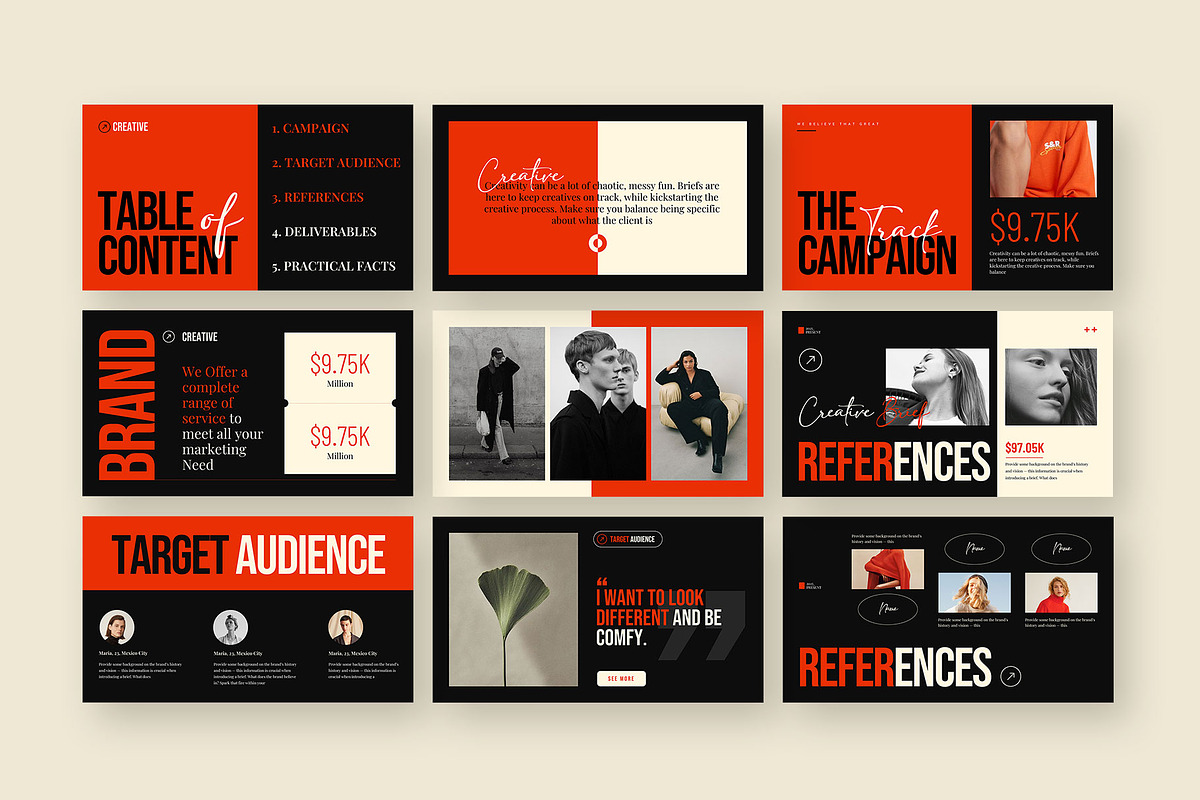 Creative Brief Presentation, a Presentation Template by KreateTribe (Photo 2 of 4)
