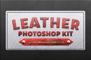 Photoshop Leather Kit