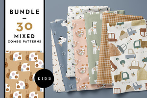 Bundle of 30 children's patterns